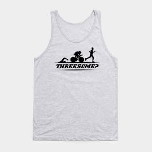 Threesome? Swimming Cycling Running Sports Tee Tshirt Tank Top